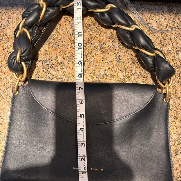 Proenza Schouler Black Shoulder Bag with Gold Chain Stunning Bag 😍 - Picture 10 of 15